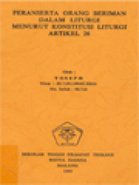 Image of Peranserta Orang Beriman Dalam Liturgi Menurut Konstitusi Liturgi Artikel 26