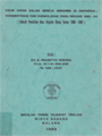 Image of Kaum Awam Dalam Gereja Misioner Di Indonesia: Konsientisasi Dan Konsolidasi Pada Dekade 1980-An (Sebuah Penelitian Atas Majalah Hidup Tahun 1980-1989)