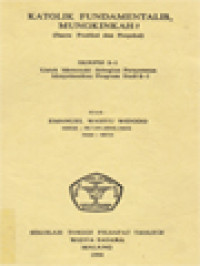 Image of Katolik Fundamentalis, Mungkinkah? (Suatu Prediksi Dan Proyeksi)