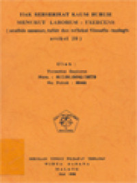 Hak Berserikat Kaum Buruh Menurut Laborem Exercens (Analisa Susunan, Tafsir Dan Refleksi Filosofis-Teologis Artikel 20)