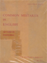 Common Mistakes In English, As Used In Indonesia