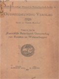 Oudheidkundig Verslag 1926: Uitgegeven Door Het Koninklijk Bataviaasch Genootschap Van Kunsten En Wetenschappen