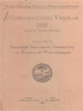 Oudheidkundig Verslag 1928: Uitgegeven Door Het Koninklijk Bataviaasch Genootschap Van Kunsten En Wetenschappen