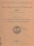 Oudheidkundig Verslag 1929: Uitgegeven Door Het Koninklijk Bataviaasch Genootschap Van Kunsten En Wetenschappen