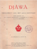 Djåwå Tijdschrift Van Het Java-Instituut (No.2 1941)