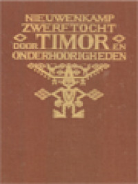 Nieuwenkamp Zwerftocht Door Timor En Onderhoorigheden
