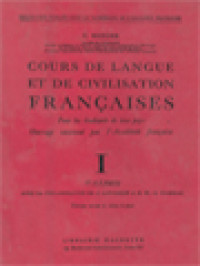 Cours De Langue Et De Civilisation Françaises I