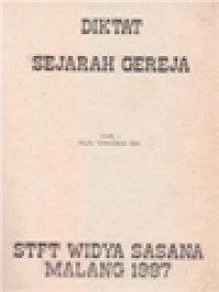 Diktat Sejarah Gereja: Sejarah Gereja Tahun 1-692