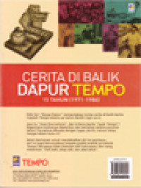 Image of Cerita Di Balik Dapur Tempo: 15 Tahun (1971-1986)