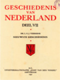 Geschiedenis Van Nederland VII