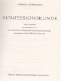 Image of Konfessionskunde