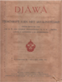 Image of Djåwå Tijdschrift Van Het Java-Instituut - 8e Jaargang No.1 En 2, Jan-April 1928
