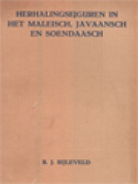 Image of Herhalingsfiguren In Het Maleisch, Javaansch En Soendaasch - Een Stilistische Studie