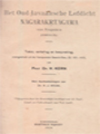 Image of Het Oud-Javaansche Lofdicht Nāgarakŗtāgama Van Prapañca (1365 A.D.)