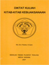 Image of Diktat Kuliah Kitab-Kitab Kebijaksanaan