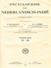 Encyclopædie Van Nederlandsch-Indië, Deel II: H-M