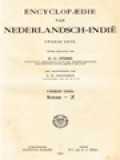 Encyclopædie Van Nederlandsch-Indië, Deel IV : Soemb-Z
