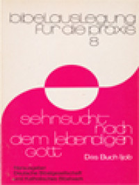 Image of Sehnsucht Nach Dem Lebendigen Gott: Das Buch Ijob