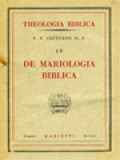 Theologia Biblica IV: De Mariologia Biblica