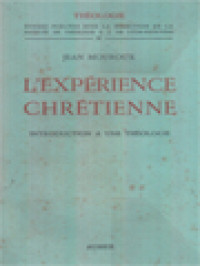 Image of L'Expérience Chrétienne: Introduction A Une Théologie