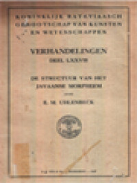 Image of De Structuur Van Het Javaanse Morpheem