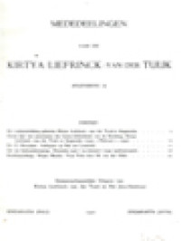 Image of Mededeelingen Van De Kirtya Liefrinck-Van Der Tuuk