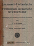 Javaansch-Hollandsche En Hollandsch-Javaanse Woordenlijst