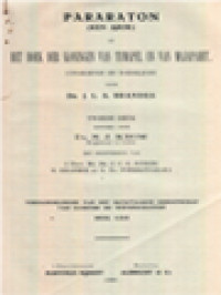 Pararaton (Ken Arok) Of Het Boek Der Koningen Van Tumapĕl En Van Majapahit: Verhandelingen Van Het Bataviaasch Genootschap Van Kunsten En Wetenschappen, Dell LXII