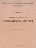 Schematic Notes For Fundamental Critics