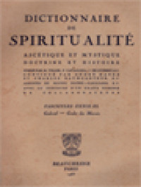 Image of Dictionnaire De Spiritualité (Ascétique Et Mystique; Doctrine Et Histoire) Tome VI.1: Gabriel - Godet Des Marais