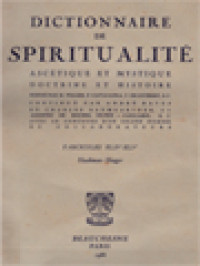 Image of Dictionnaire De Spiritualité (Ascétique Et Mystique, Doctrine Et Histoire) Tome VII.1: Haakman - Hoeger