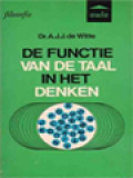 De Functie Van De Taal In Het Denken