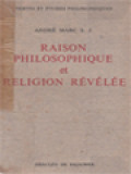 Raison Philosophique Et Religion Révélée