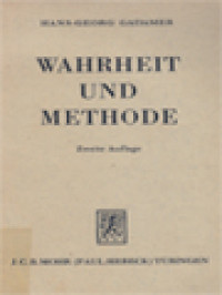 Image of Wahrheit Und Methode: Grundzuge Einer Philosophischen Hermeneutik