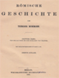 Image of Römische Geschichte III: Von Sullas Tode Bis Zur Schlacht Von Thapsus
