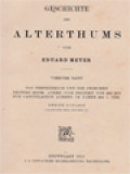 Geschichte Des Altertums IV: Das Perserreich Und Die Griechen: Drittes Buch: Athen ( Vom Frieden Von 446 Bis Zur Capitulation Athens Im Jahre 404 v. Chr.