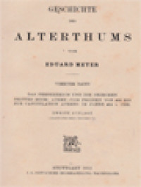 Geschichte Des Altertums IV: Das Perserreich Und Die Griechen: Drittes Buch: Athen ( Vom Frieden Von 446 Bis Zur Capitulation Athens Im Jahre 404 v. Chr.