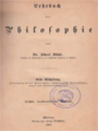 Image of Lehrbuch Der Philosophie I