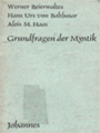Image of Grundfragen Der Mystik