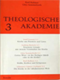 Image of Theologische Akademie 3 / Karl Rahner, Otto Semmelroth (Herausgegeben)