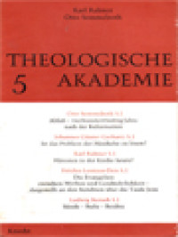 Image of Theologische Akademie 5 / Karl Rahner, Otto Semmelroth (Herausgegeben)