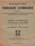 Dictionnaire De Théologie Catholique - Tables Générales: Vaghachapat - Zwinglianisme