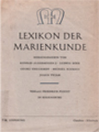 Lexicon Der Marienkunde VI