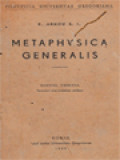 Metaphysica Generalis