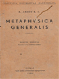 Image of Metaphysica Generalis