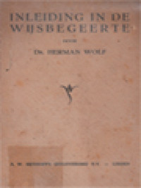 Inleiding In De Wijsbegeerte