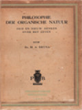 Philosophie Der Organische Natuur: Oud En Nieuw Denken Over Het Leven