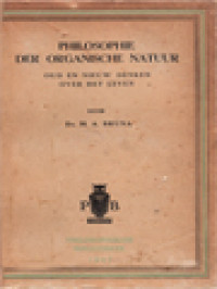 Philosophie Der Organische Natuur: Oud En Nieuw Denken Over Het Leven