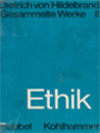Image of Ethik (Dietrich Von Hildebrand. Gesammelte Werke, Band II)