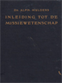Image of Inleiding Tot De Missiewetenschap
